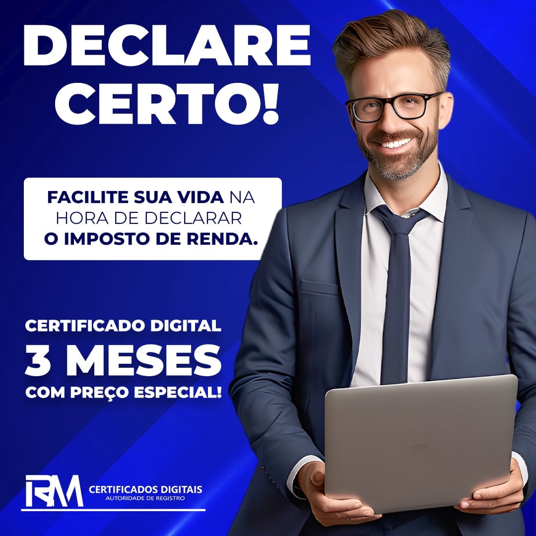 Certificado digital de 3 meses com preço especial